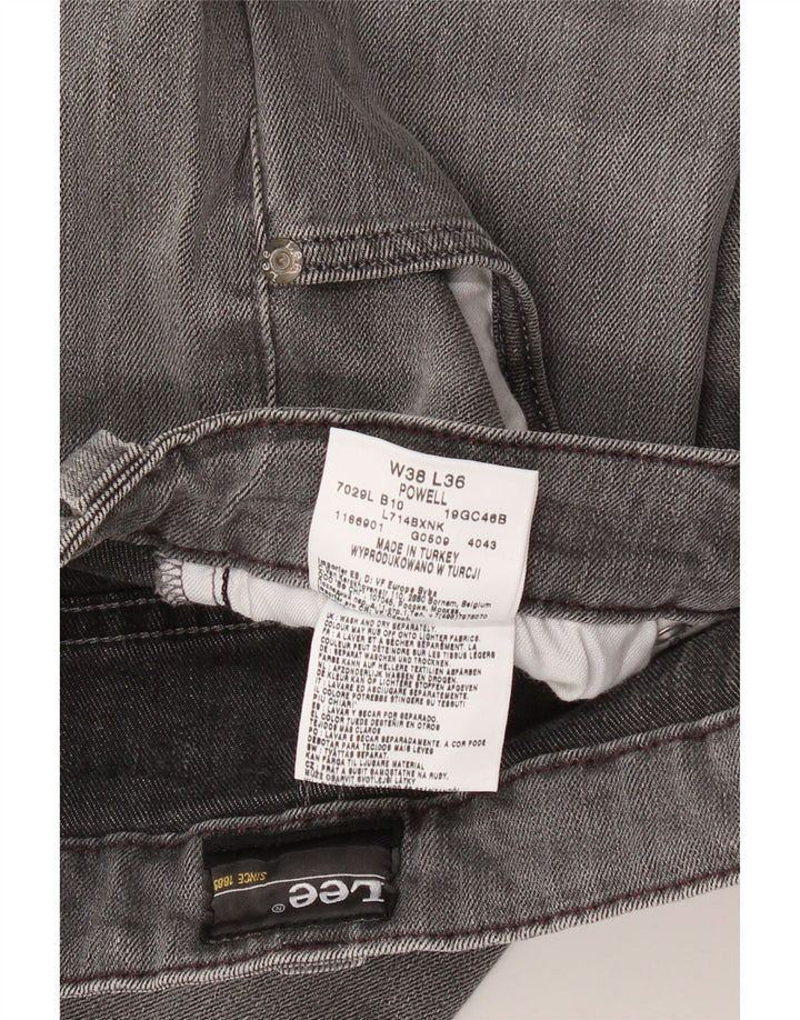 LEE Ανδρικό Powell Slim Jeans W38 L28 Γκρι βαμβακερό