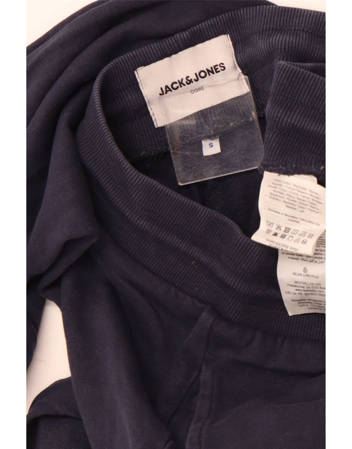 JACK & JONES Ανδρική αθλητική φόρμα παντελόνι Joggers Small navy blue βαμβακερό