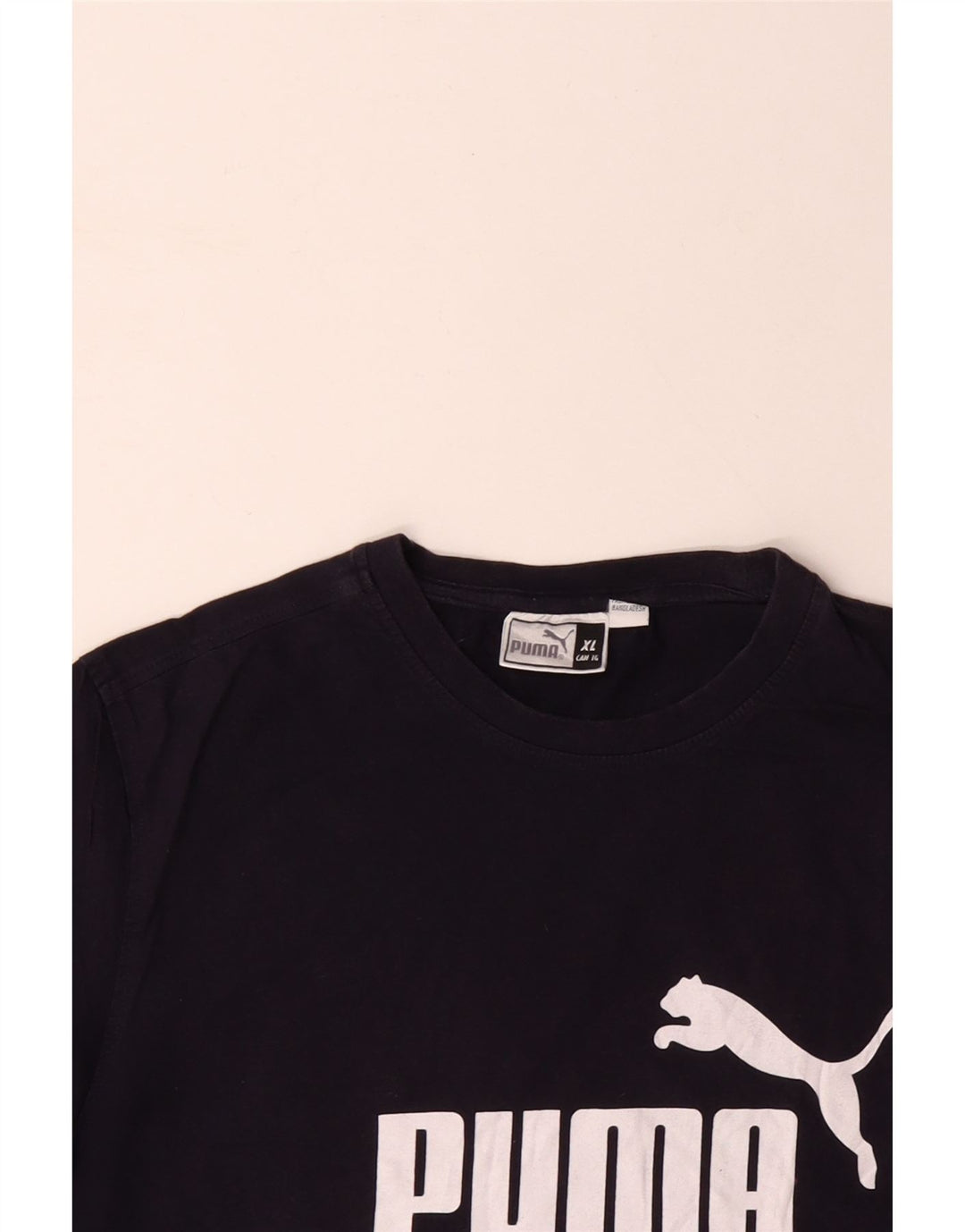 Ανδρικό γραφικό T-Shirt PUMA Top XL Navy Blue Cotton