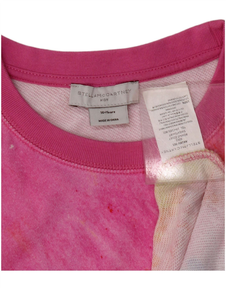STELLA MCCARTNEY Κοριτσίστικα Φούτερ Jumper 14-15 ετών Πολύχρωμη Βαφή Γραβάτας