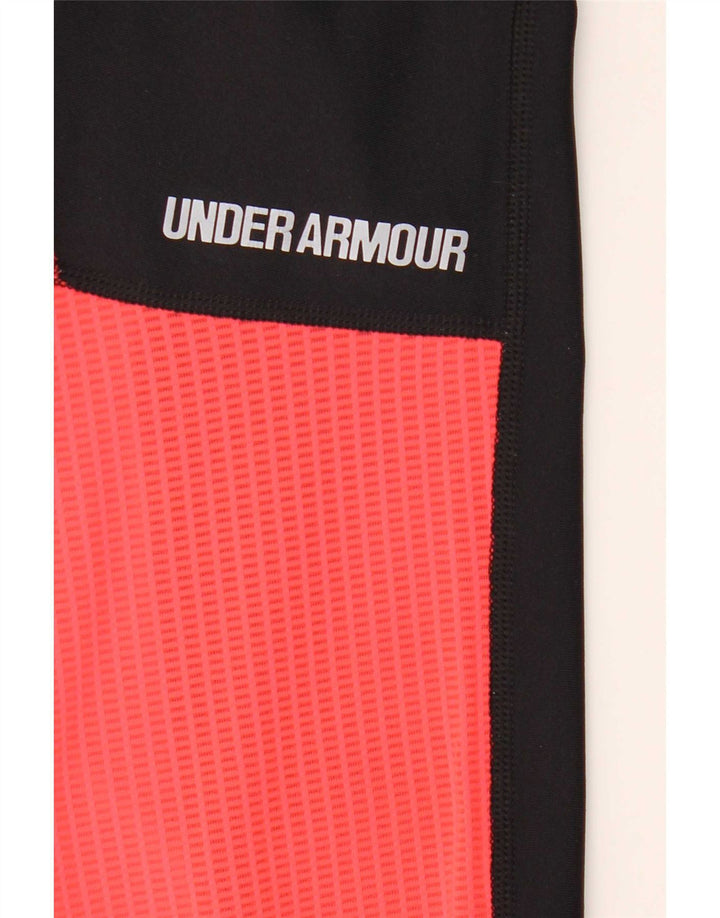 Under Armour Γυναικεία γραφικά κολάν UK 12 Medium Black Colourblock
