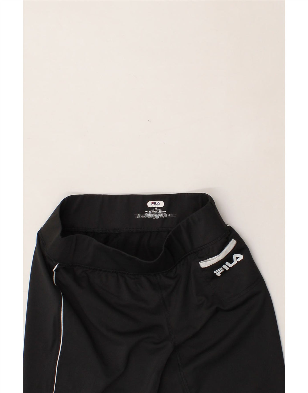 FILA Womens Sport Shorts UK 6 XS  Black Polyester Vintage Fila and Second-Hand Fila from Messina Hembry 