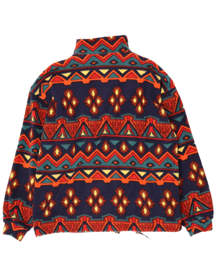 Polartec Ανδρικό Fleece Jacket UK 40 μεγάλο πολύχρωμο γεωμετρικό πολυεστέρα