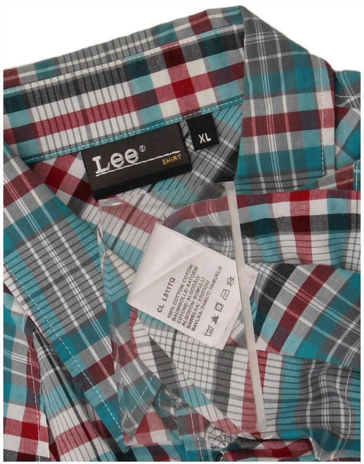 Ανδρικό πουκάμισο Lee Flannel XL Πολύχρωμο βαμβακερό