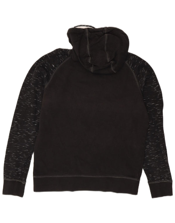 Jack & Jones Ανδρικό γραφικό με κουκούλα, μεσαίο μαύρο βαμβακερό