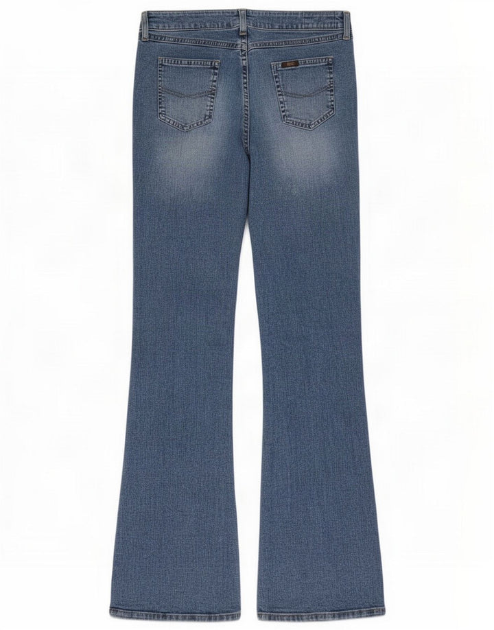 Rifle Womens Bootcut Jeans W30 L30 Blue Cotton