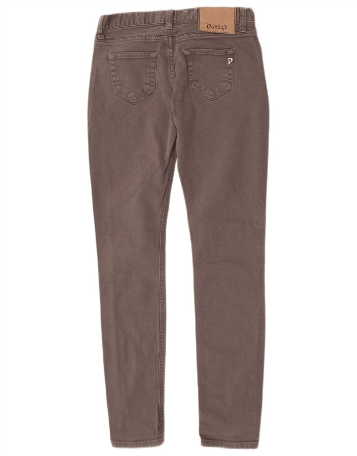 Dondup Γυναικείο Skinny Jeans W25 L29 Γκρι βαμβακερό