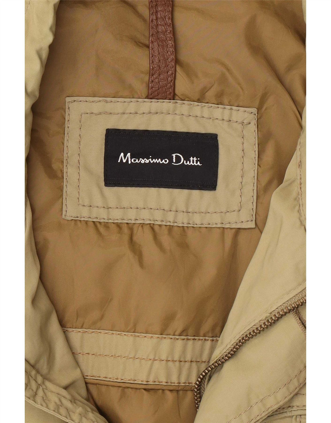 Massimo Dutti Ανδρικό Utility Jacket UK 44 2XL Khaki Nylon