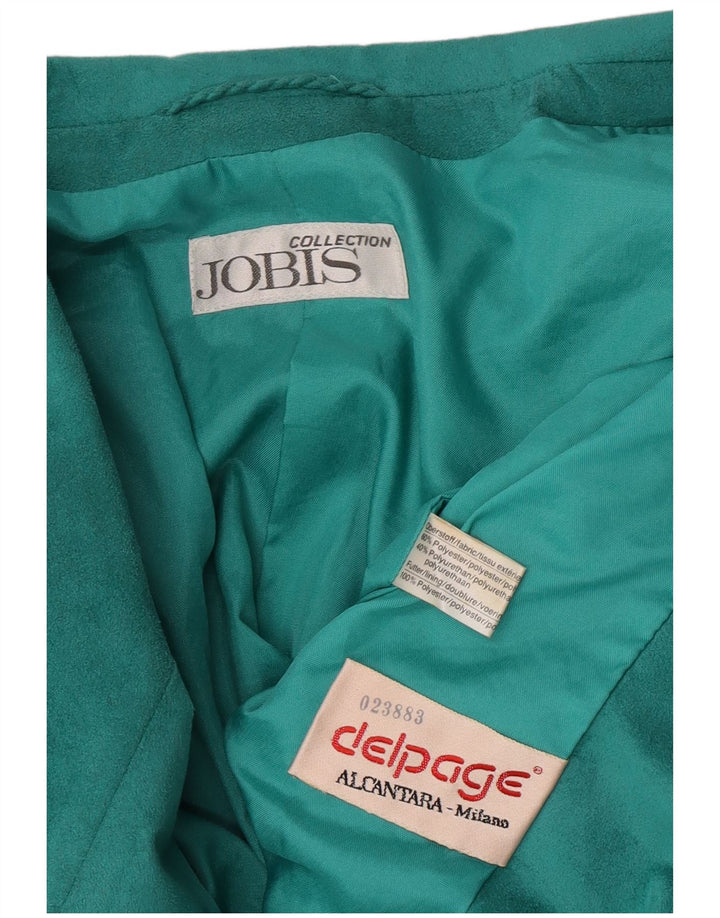 Jobis Γυναικείο μπουφάν blazer UK 10 Small Green Polyester