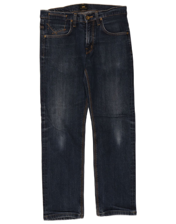 Lee Mens Straight Jeans W32 L29 Navy Blue