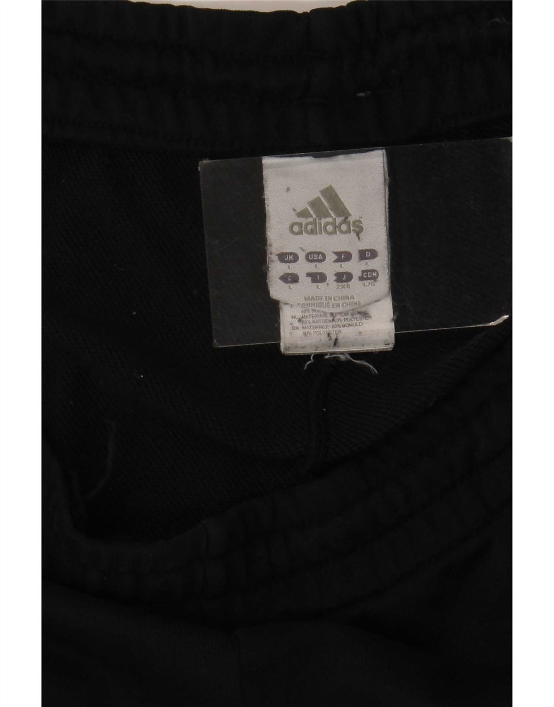 Ανδρική αθλητική φόρμα Adidas Climalite Παντελόνι μεγάλο μαύρο βαμβακερό
