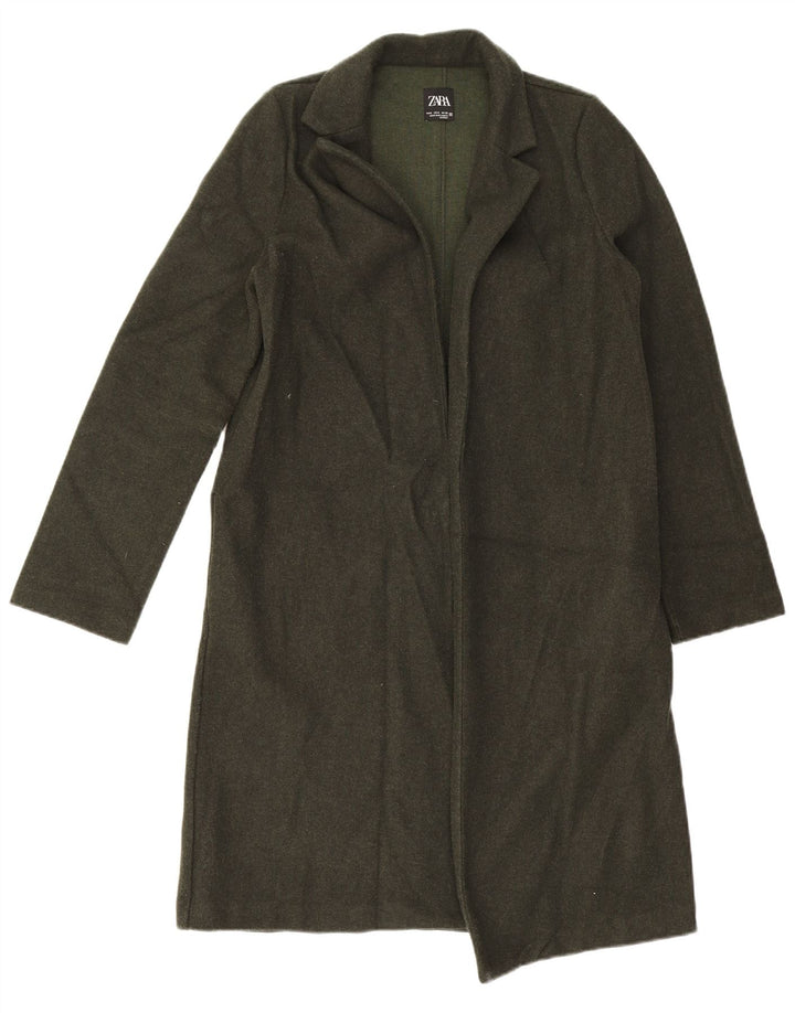 Zara Γυναικείο Open Oversized Πανωφόρι UK 10 Small Khaki