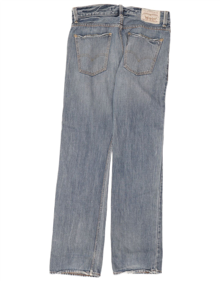 Ανδρικό τζιν Levi's Straight W32 L34 Μπλε βαμβακερό