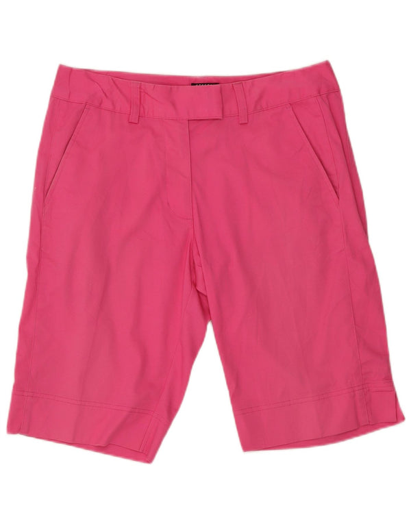 Adidas Γυναικείο σορτς Chino UK 10 Small W32 Ροζ Βαμβακερό