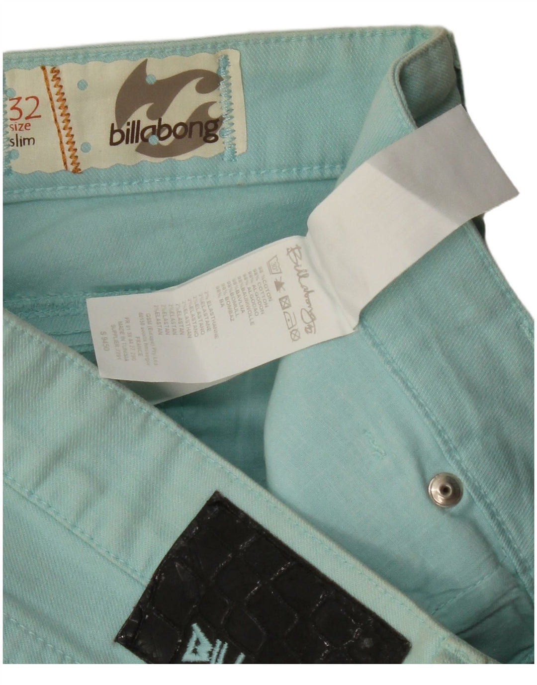 BILLABONG Γυναικείο Slim Casual Παντελόνι W32 L32 Μπλε Βαμβακερό