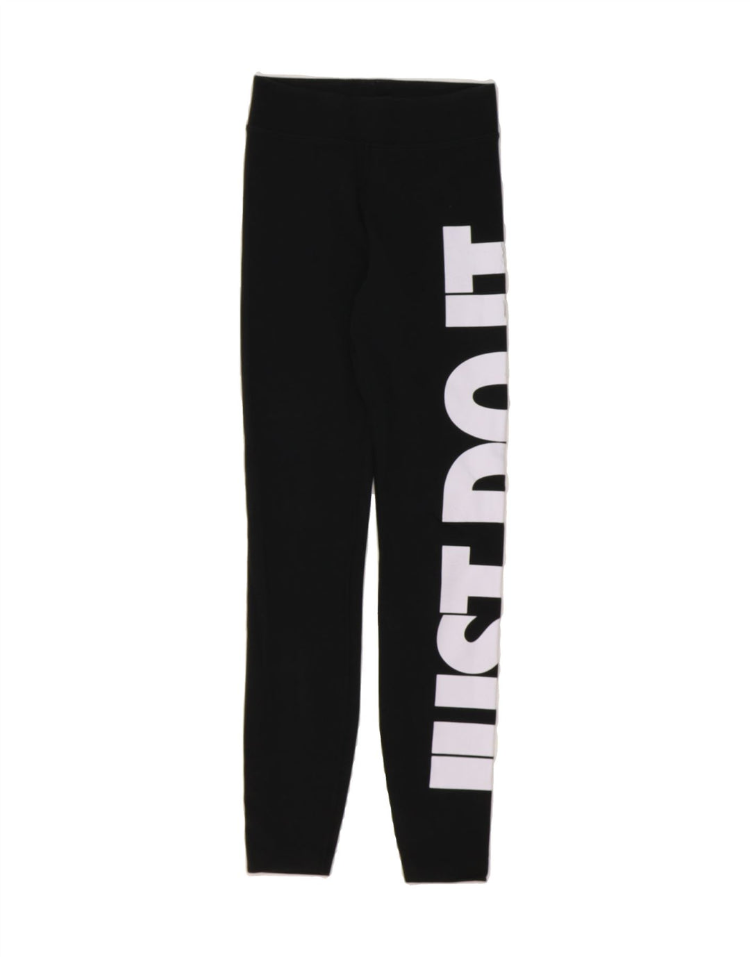 NIKE Womens Graphic Leggings UK 6 XS  Black Polyester Vintage Nike and Second-Hand Nike from Messina Hembry 