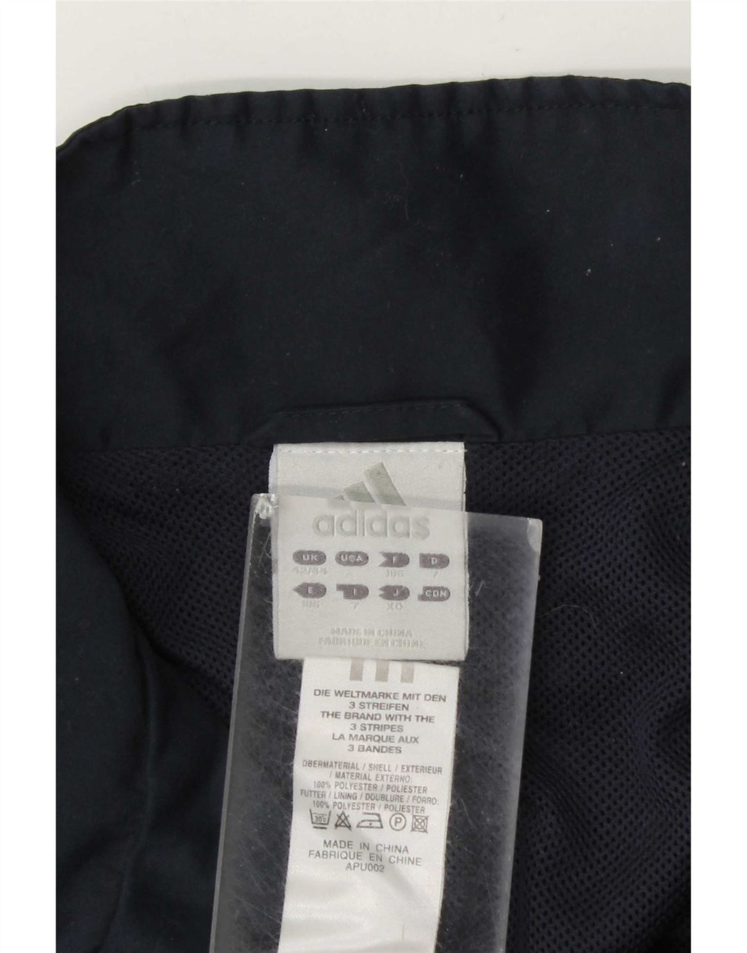 Ανδρική φόρμα Adidas Top Jacket UK 42/44 Large Navy Blue Polyester