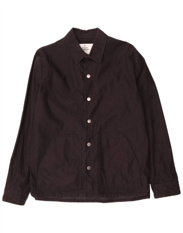 Cheap Monday Ανδρικό γραφικό Bomber Jacket UK 38 Medium Black Cotton