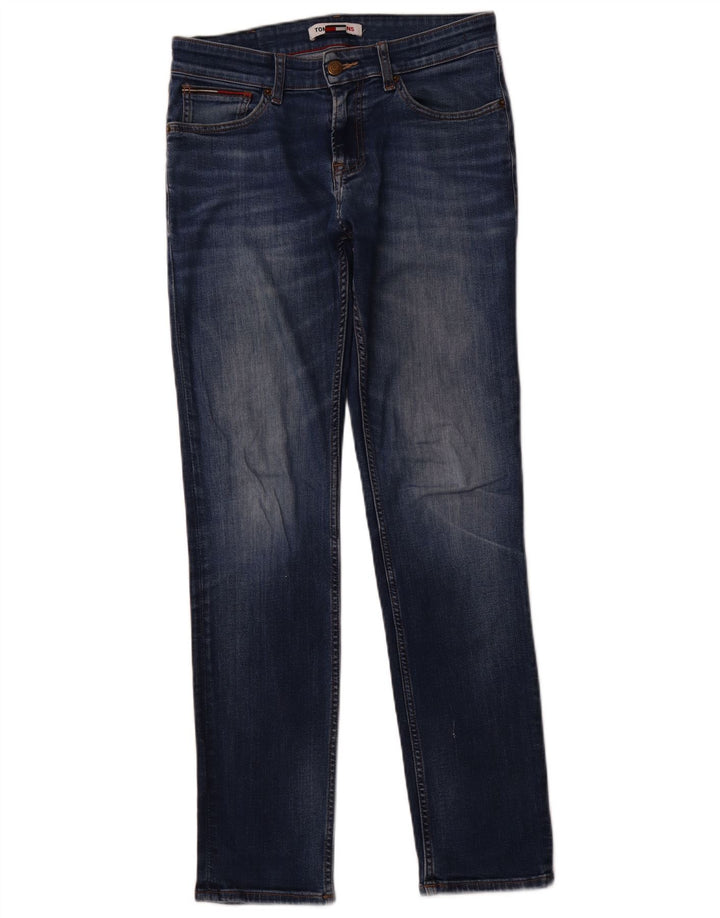 TOMMY HILFIGER Ανδρικό Slim Jeans W30 L32 Μπλε Βαμβακερό