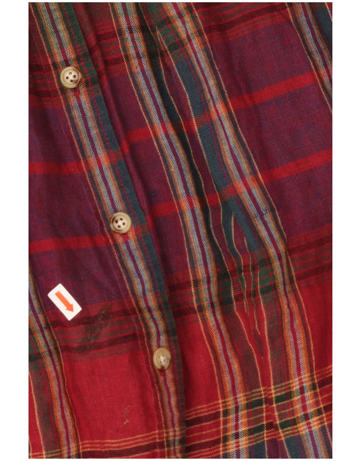 RALPH LAUREN Γυναικείο Στρατιωτικό Πουκάμισο US 4 Small Red Check Len