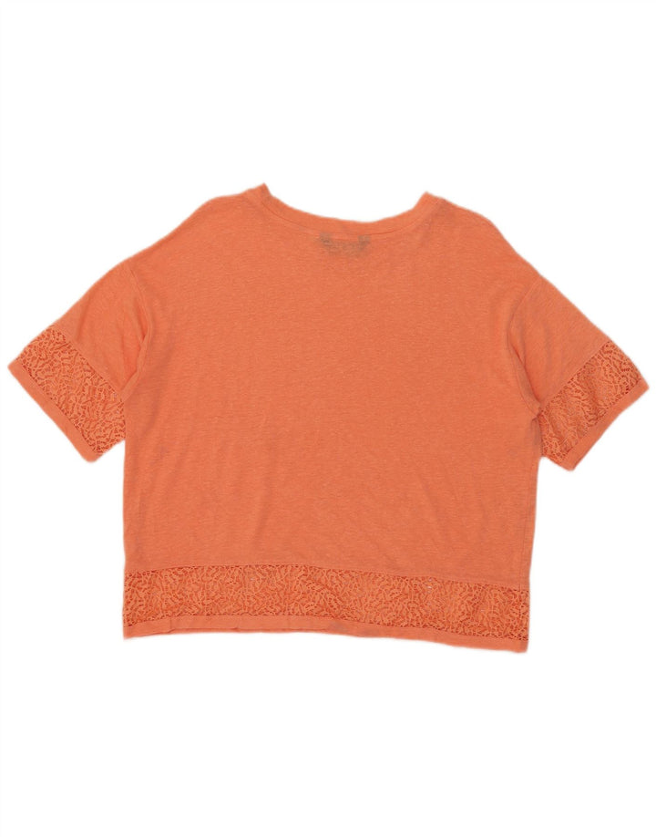 Marks & Spencer Γυναικείο μπλουζάκι υπερμεγέθη τοπ UK 10 Small Orange
