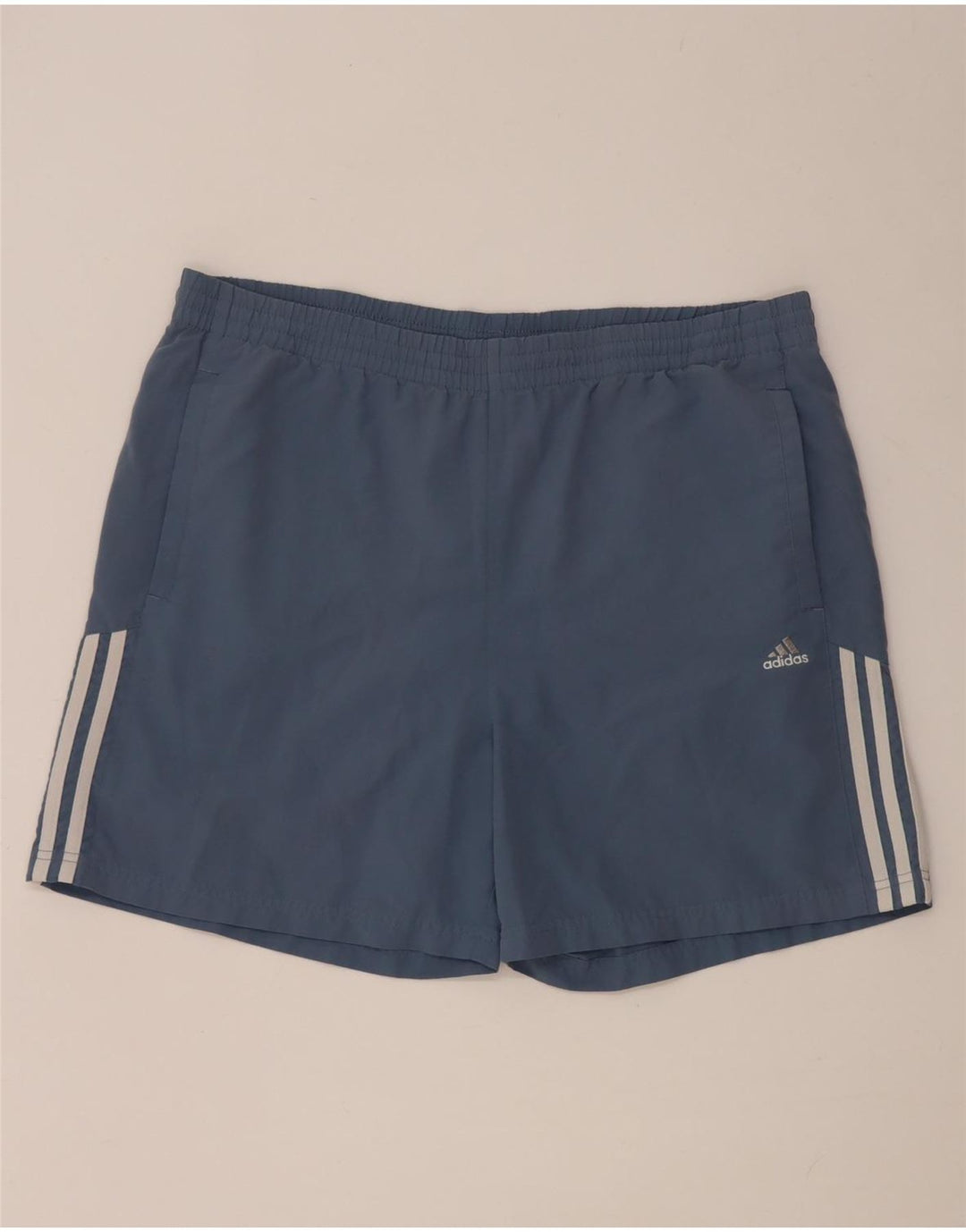 Ανδρικό αθλητικό σορτς Adidas μεγάλο μπλε πολυεστέρα