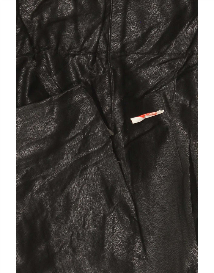 Zara Γυναικεία Μίνι Φούστα από Faux Leather Μικρή W26 Μαύρη Πολυουρεθάνη