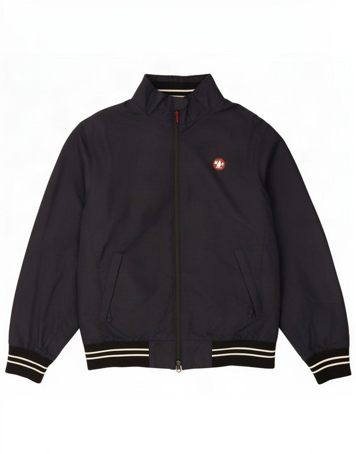Murphy & Nye Mens Bomber Jacket UK 38 Medium Navy Blue Polyester