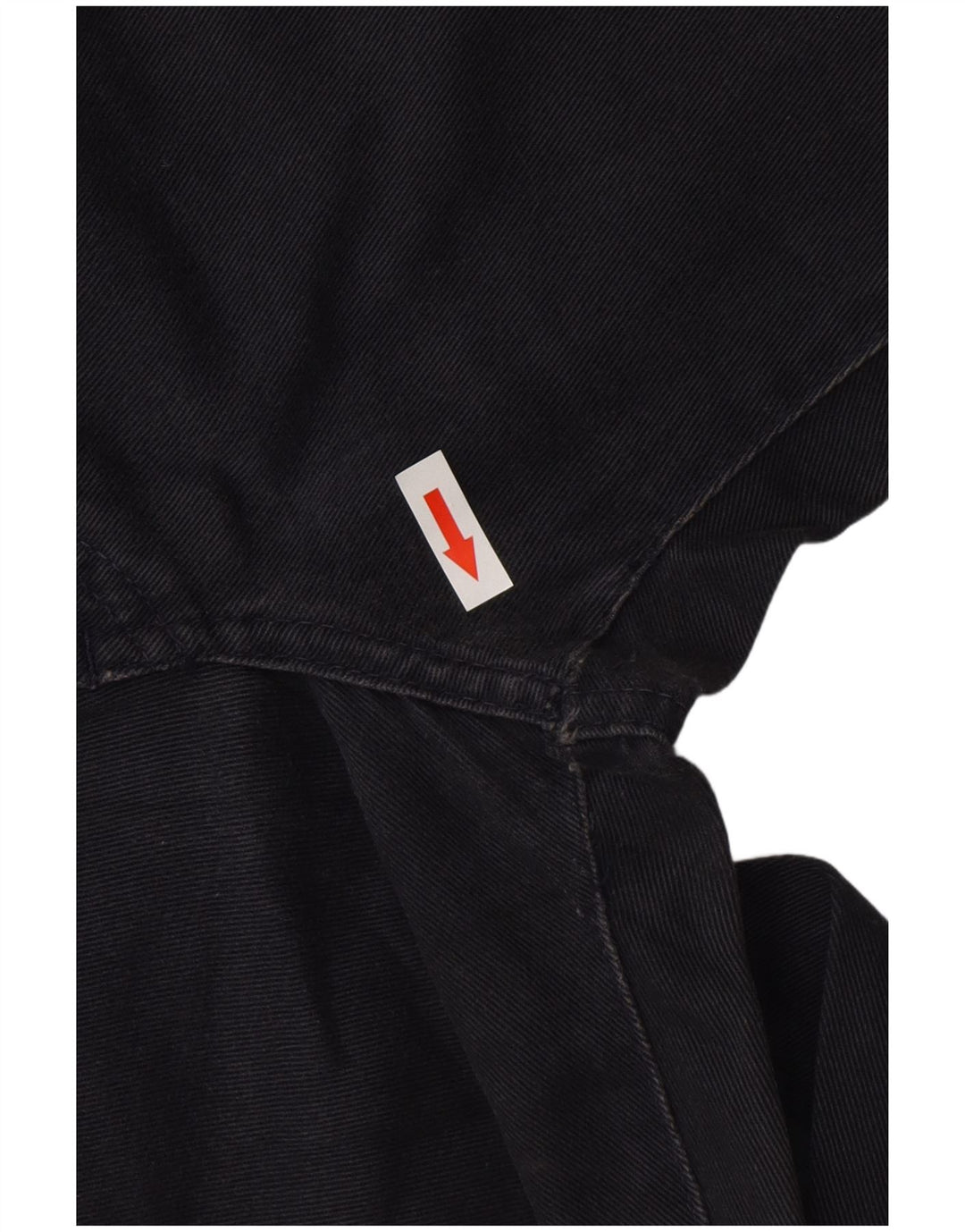 GIORGIO ARMANI Γυναικείο τζιν κωνικό IT 40 Small W27 L25 μαύρο βαμβακερό