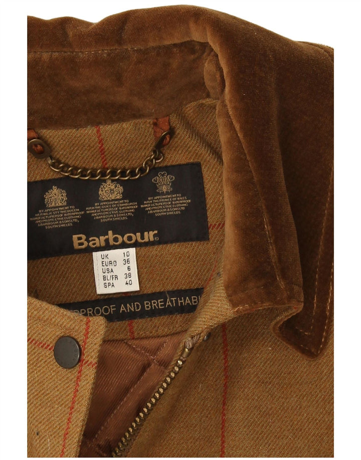 Γυναικείο Πανωφόρι Barbour UK 10 Small Beige Check