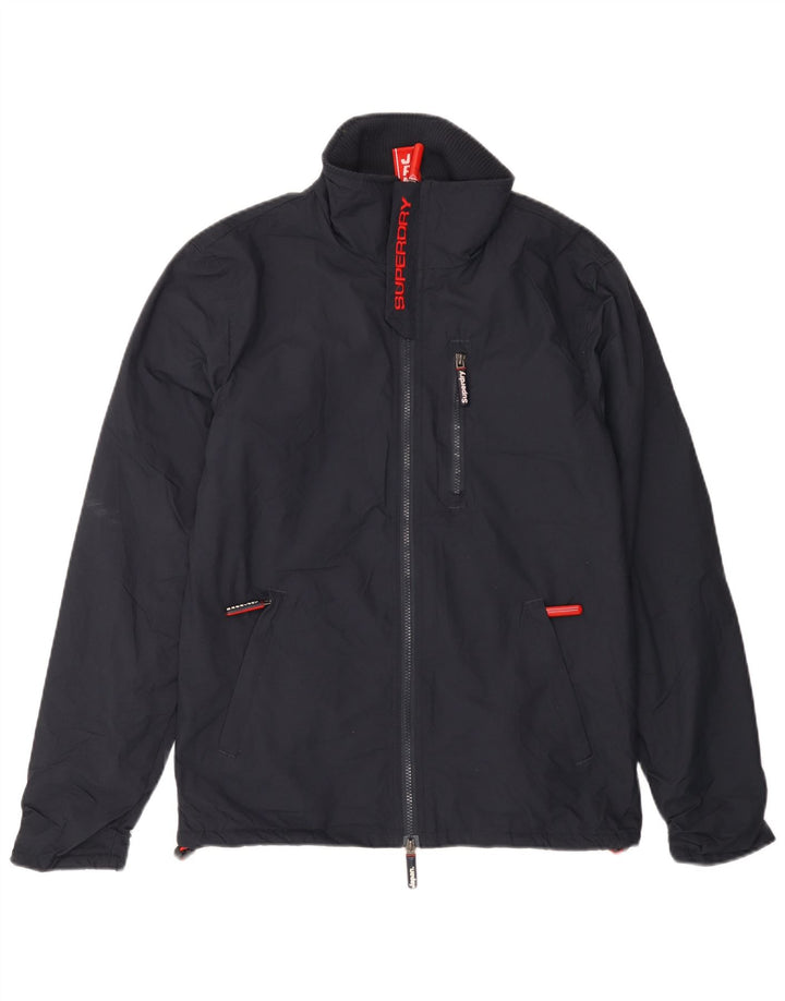 Ανδρικό μπουφάν SUPERDRY The Windhiker Windbreaker UK 36 Small Navy Blue