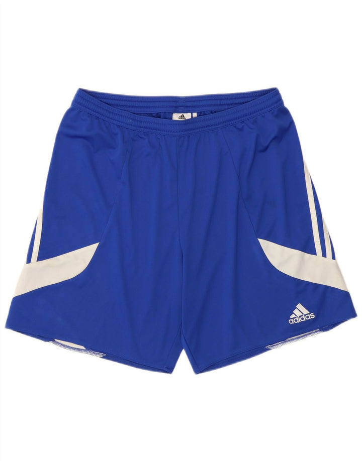 Ανδρικό σορτς Adidas Climalite με μεγάλο μπλε χρώμα πολυεστέρα