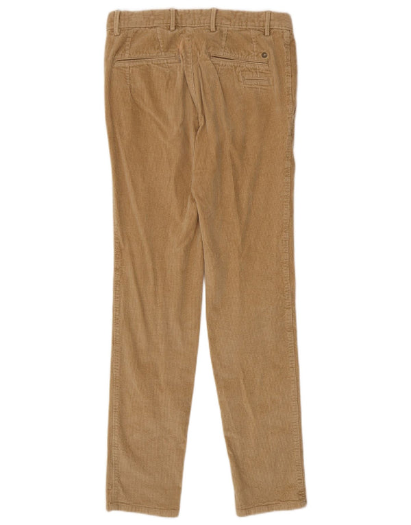 Ανδρικό κοτλέ παντελόνι Massimo Dutti Slim Fit EU 38 Small W30 L30 Beige