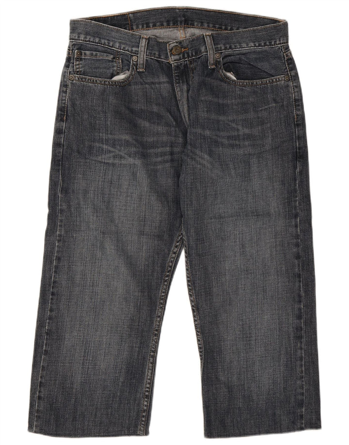 Levi's Mens 514 Capri Straight Jeans W34 L21 Blue Cotton
