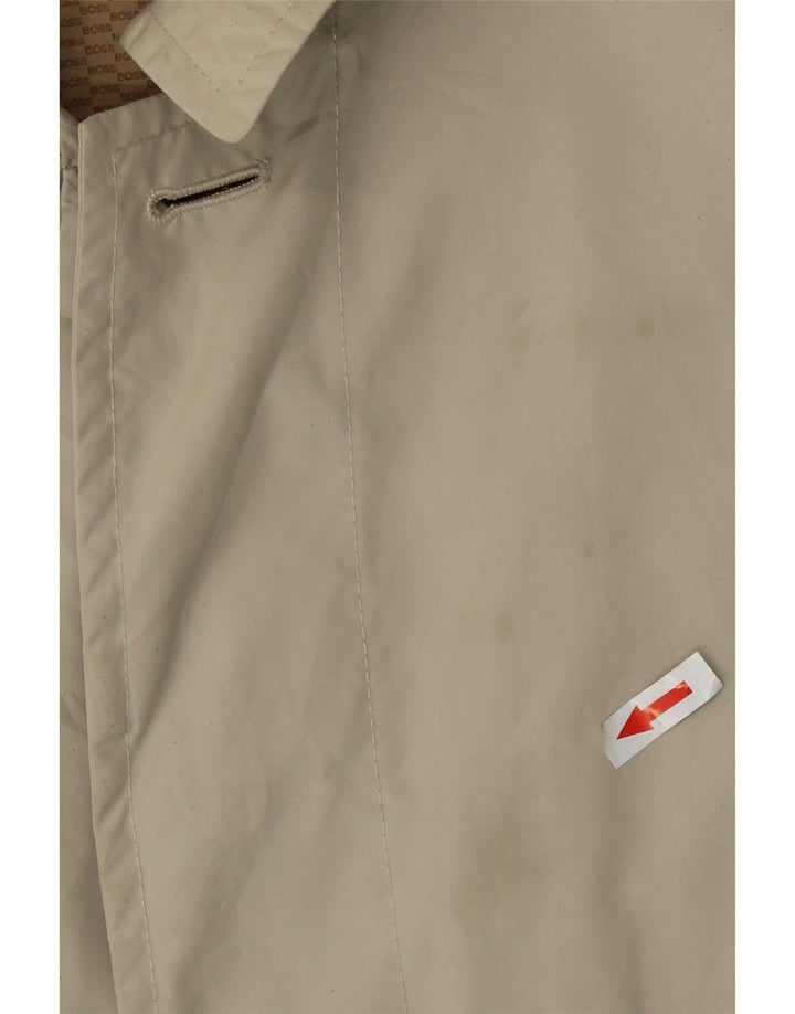 Ανδρική καμπαρντίνα Hugo Boss EU 52 XL Beige Polyamide