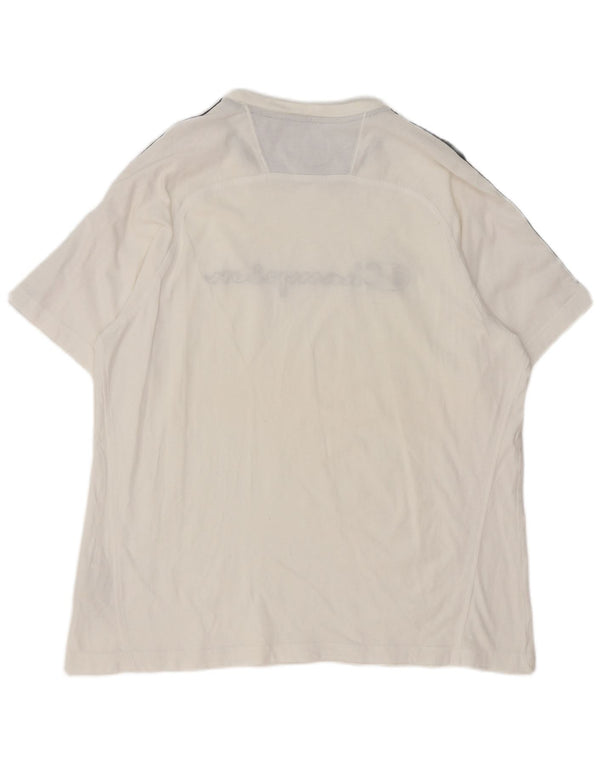 Ανδρικό γραφικό T-Shirt Champion Top XL White Colourblock Βαμβακερό