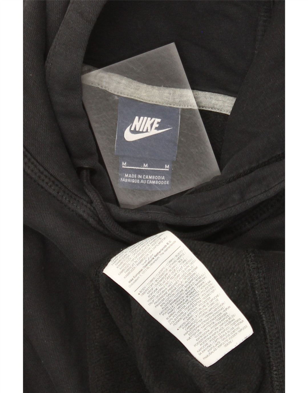 Ανδρικό φούτερ Nike, μεσαίο μαύρο βαμβακερό
