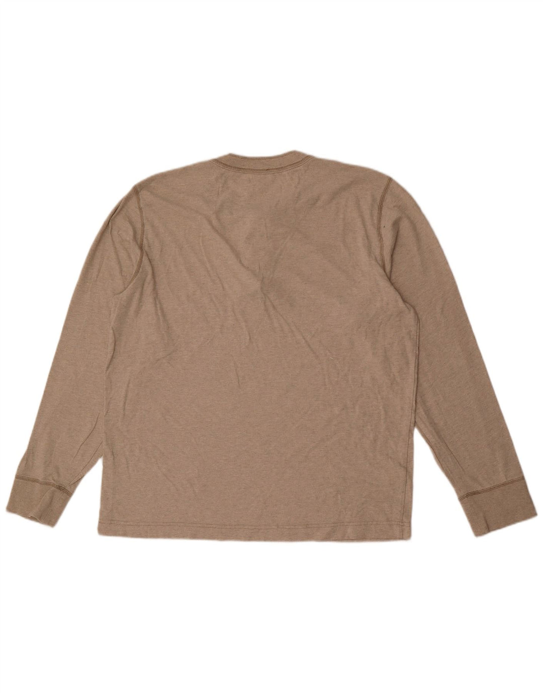 Eddie Bauer Ανδρικό τοπ μακρυμάνικο μεγάλο μπεζ βαμβακερό