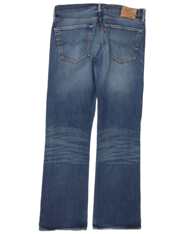 Levi's Mens 521 Bootcut Jeans W36 L32 Μπλε βαμβακερό