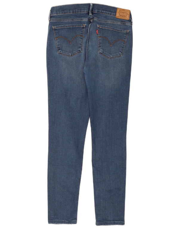 Levi's Womens 710 Super Skinny Jeans W30 L28 Blue Cotton