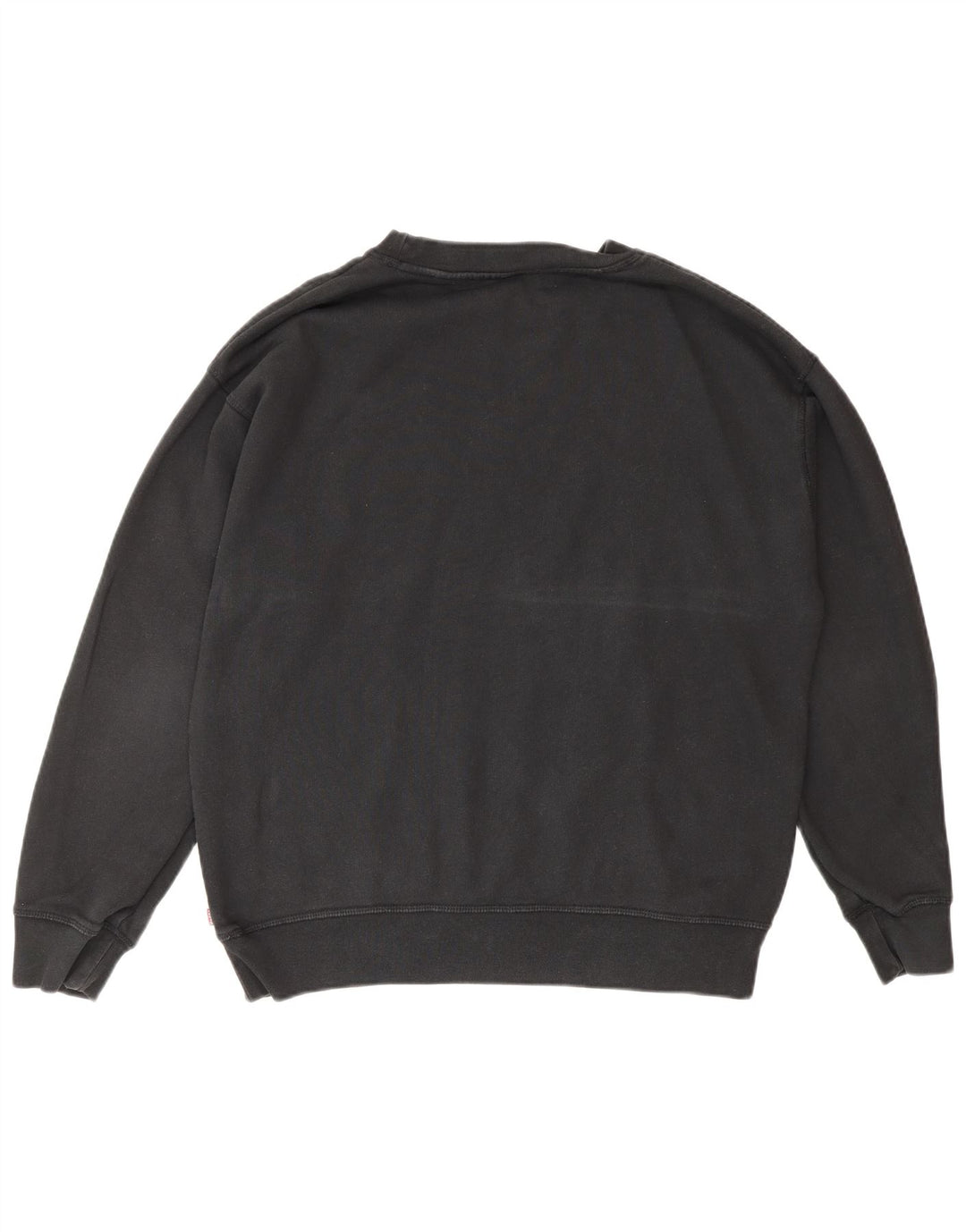 Γυναικείο γραφικό υπερμεγέθη φούτερ Levi's Jumper UK 14 Μεσαίο μαύρο βαμβακερό