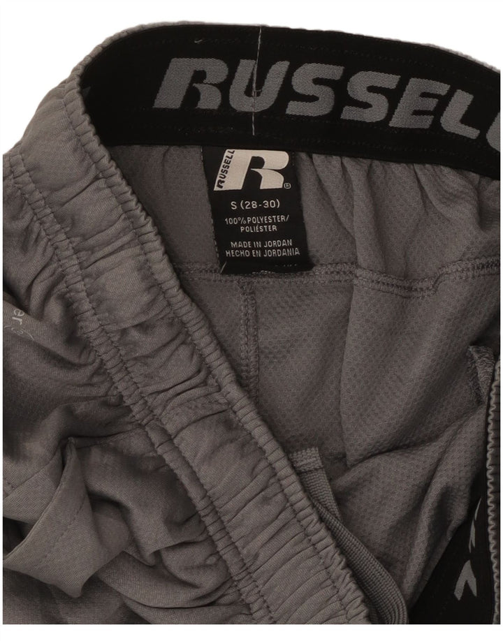 Ανδρικό αθλητικό σορτς Russell Athletic Small Grey Colourblock Polyester