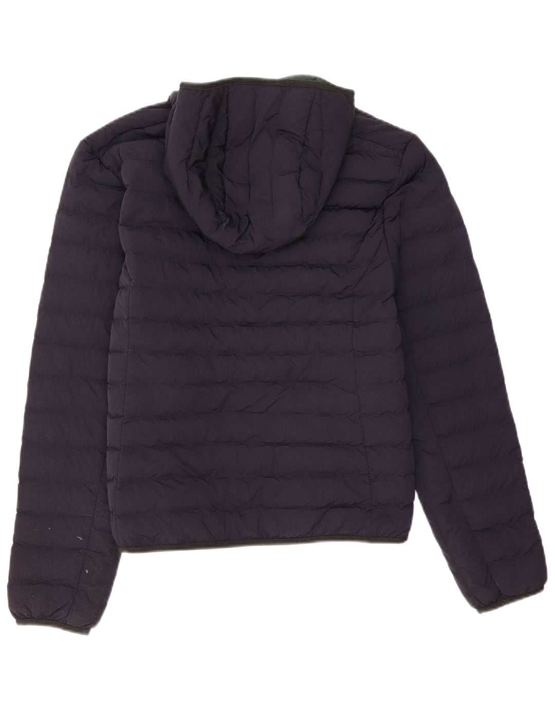 Ανδρικό μπουφάν Lacoste με κουκούλα με επένδυση EU 46 Small Navy Blue Polyamide