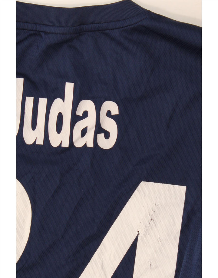 Ανδρικό γραφικό μπλουζάκι NIKE Dri Fit με μακρυμάνικο μεσαίο μπλε ναυτικό