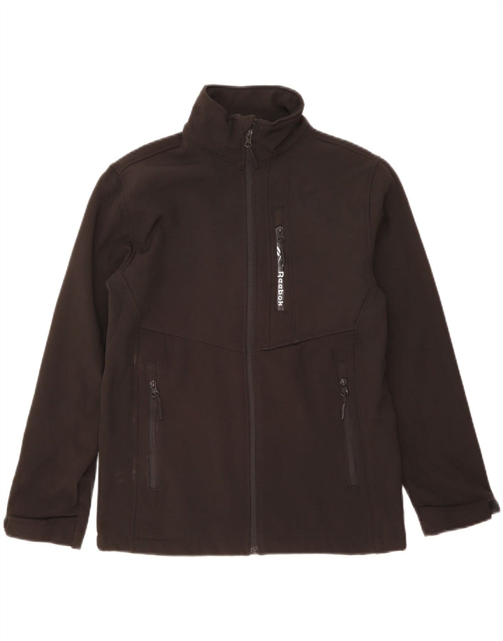 Μπουφάν Reebok Boys Windbreaker 14-15 Years Large Μαύρο