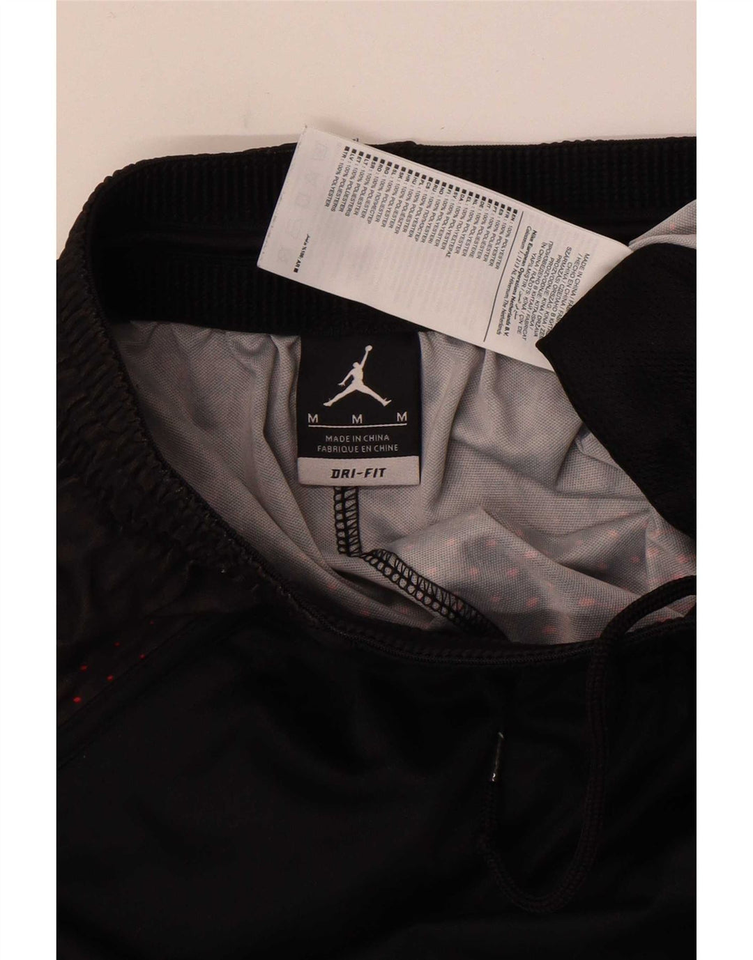 Ανδρικά σορτς Jordan Dri Fit, μεσαίου μαύρου χρώματος πολυεστέρας