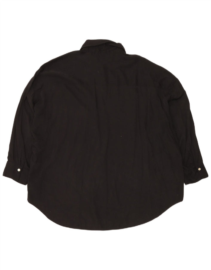 ZARA Γυναικείο πουκάμισο Oversized UK 18 XL Μαύρο