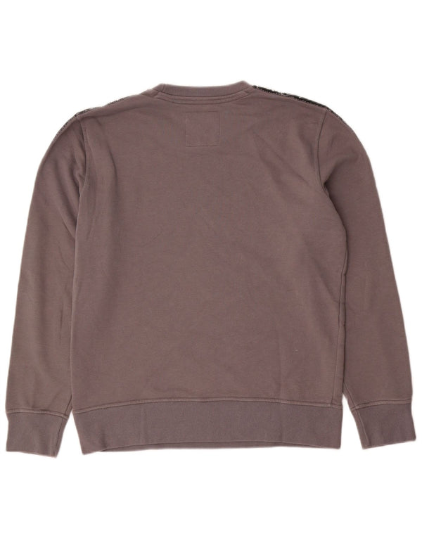 Ανδρικό γραφικό φούτερ Hollister Jumper Small Grey Colourblock Βαμβακερό