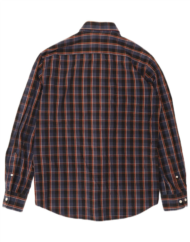 Ανδρικό πουκάμισο Carrera Large Navy Blue Check Cotton