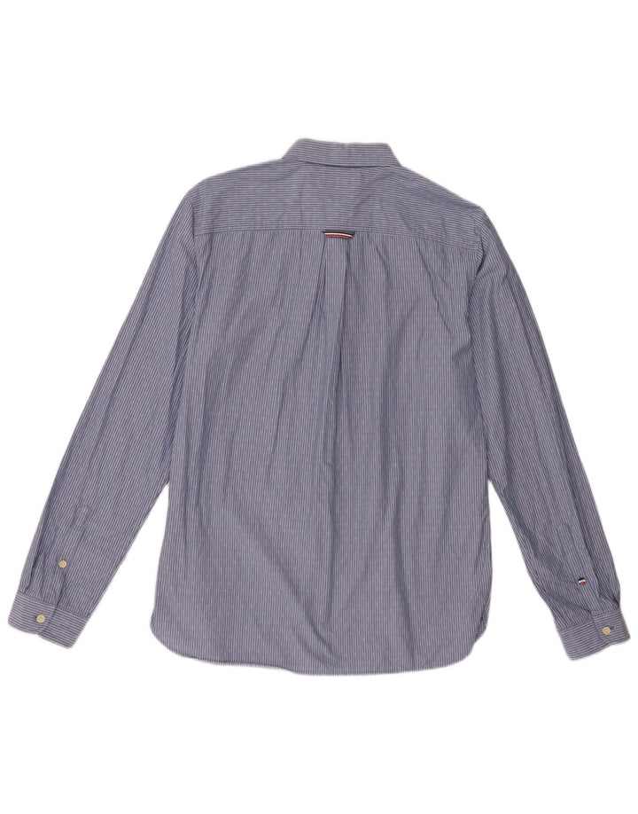 Ανδρικό πουκάμισο Tommy Hilfiger Regular Fit Βαμβακερό μεσαίο μπλε ριγέ